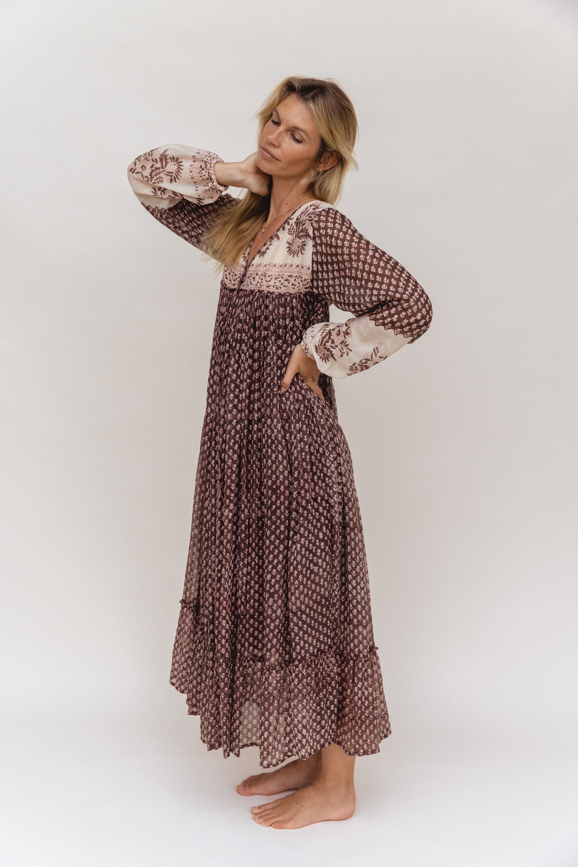 Rooh Maxi Dress ~ Cacao - Image 9