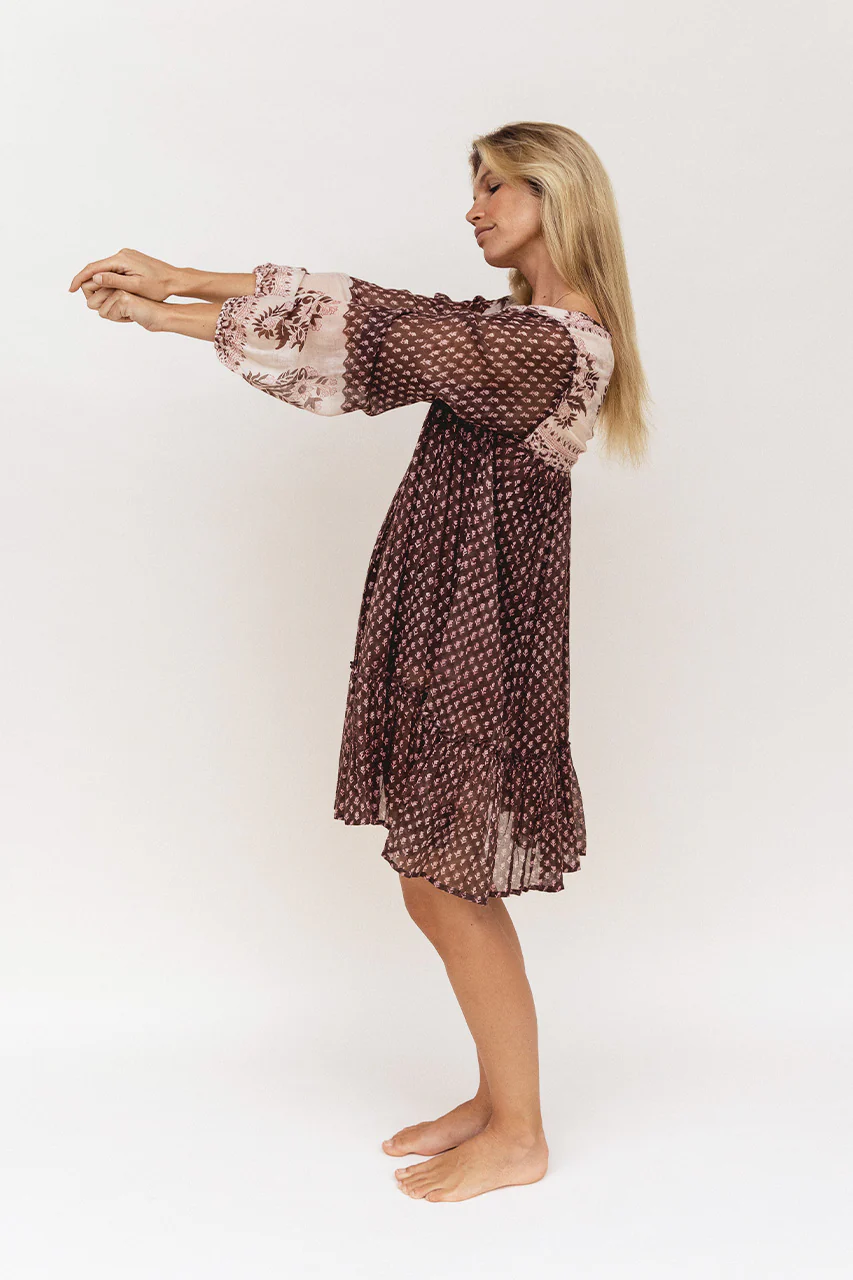 Rooh Mini Dress ~ Cacao - Image 3