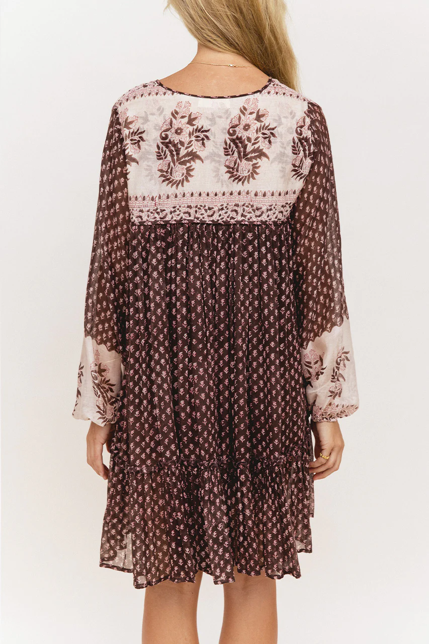 Rooh Mini Dress ~ Cacao - Image 4