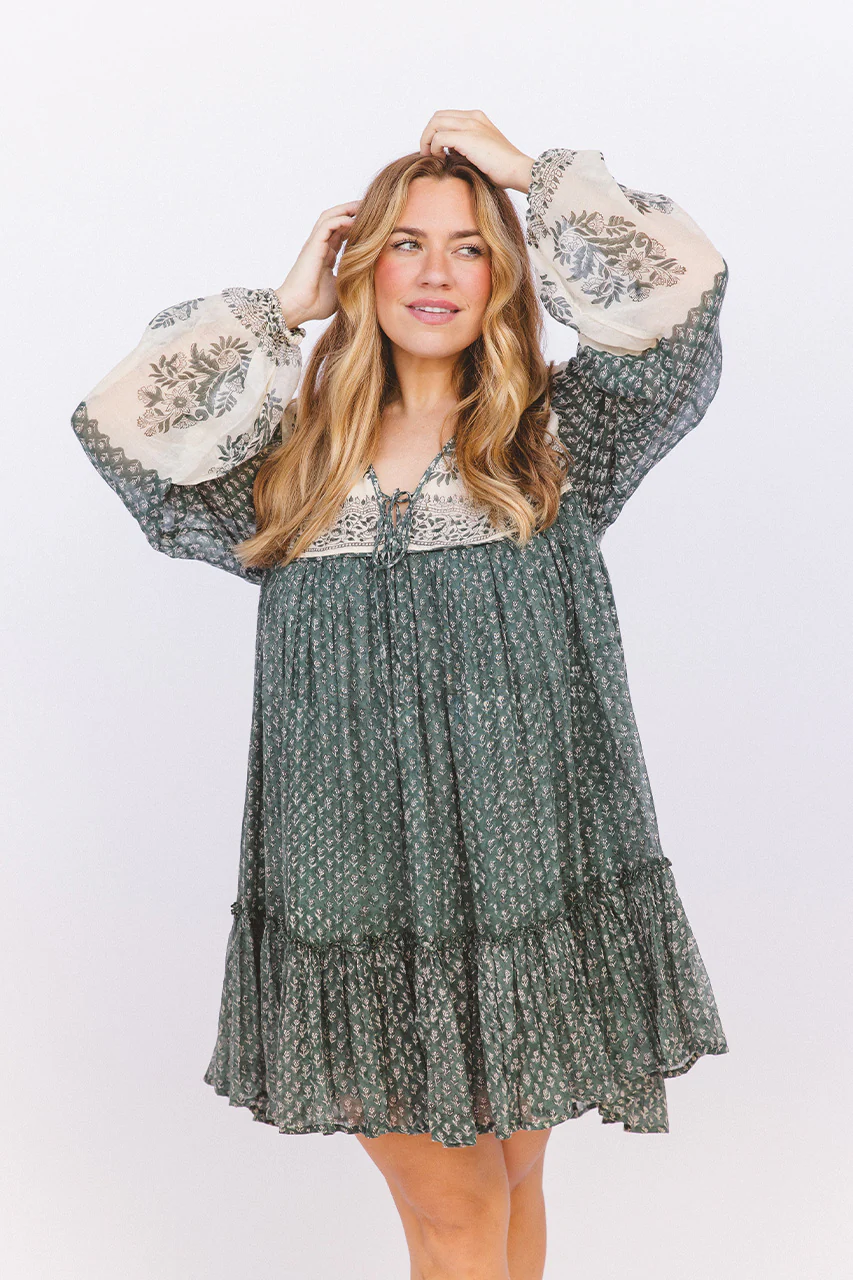 Rooh Mini Dress ~ Pine - Image 5
