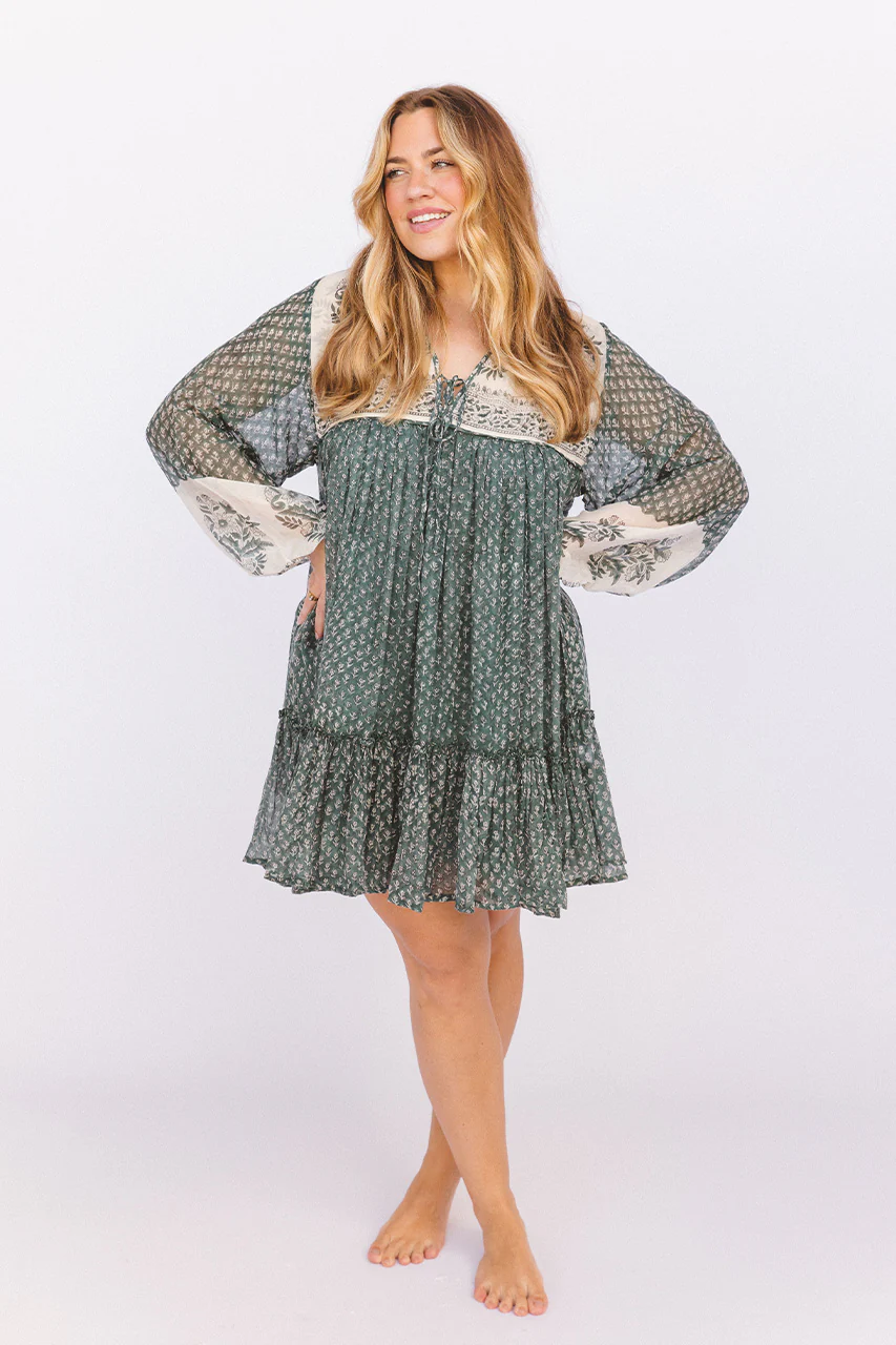 Rooh Mini Dress ~ Pine - Image 6