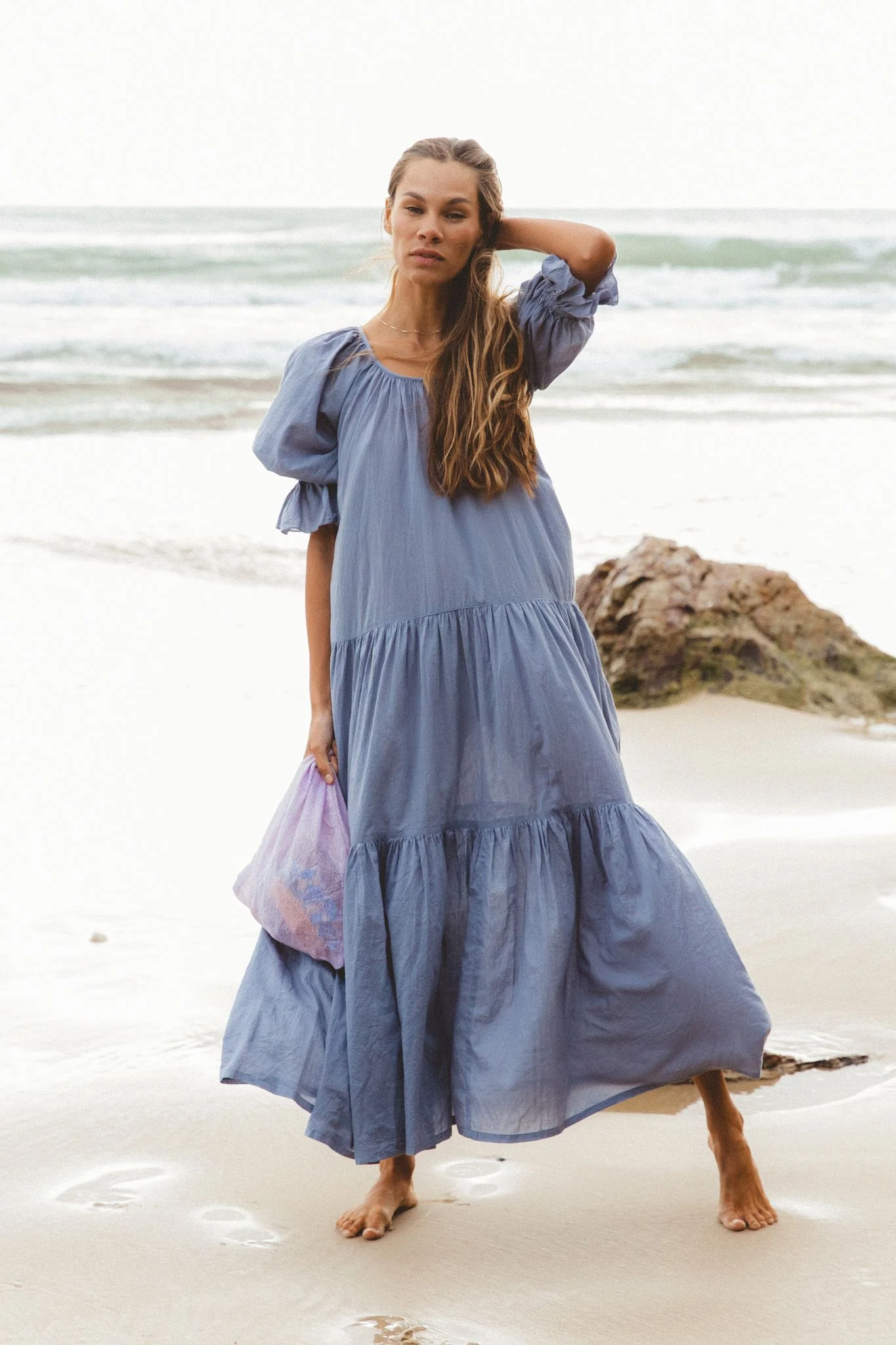 Sahana Gown ~ Blue Lagoon - Image 12