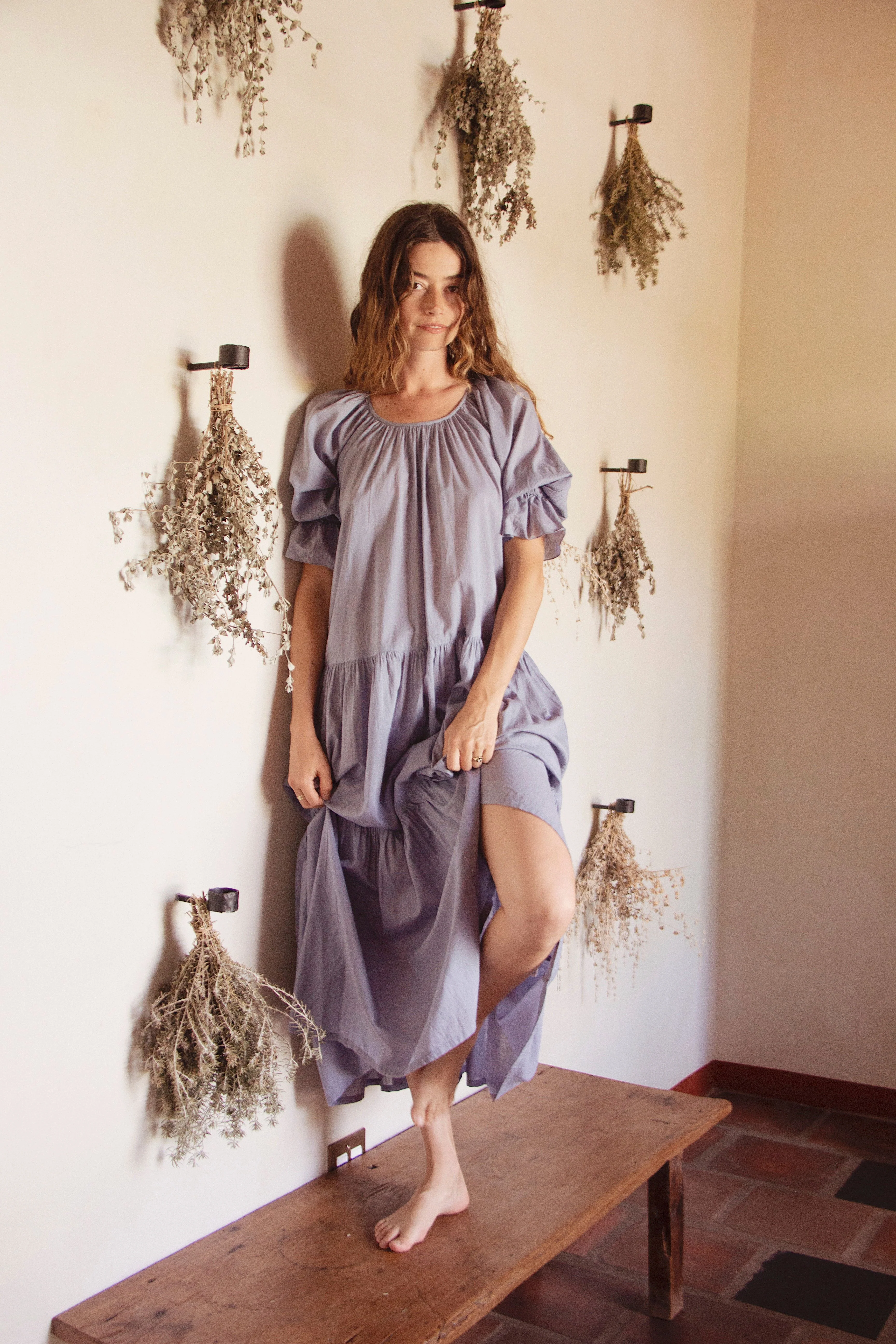 Sahana Gown ~ Blue Lagoon - Image 16