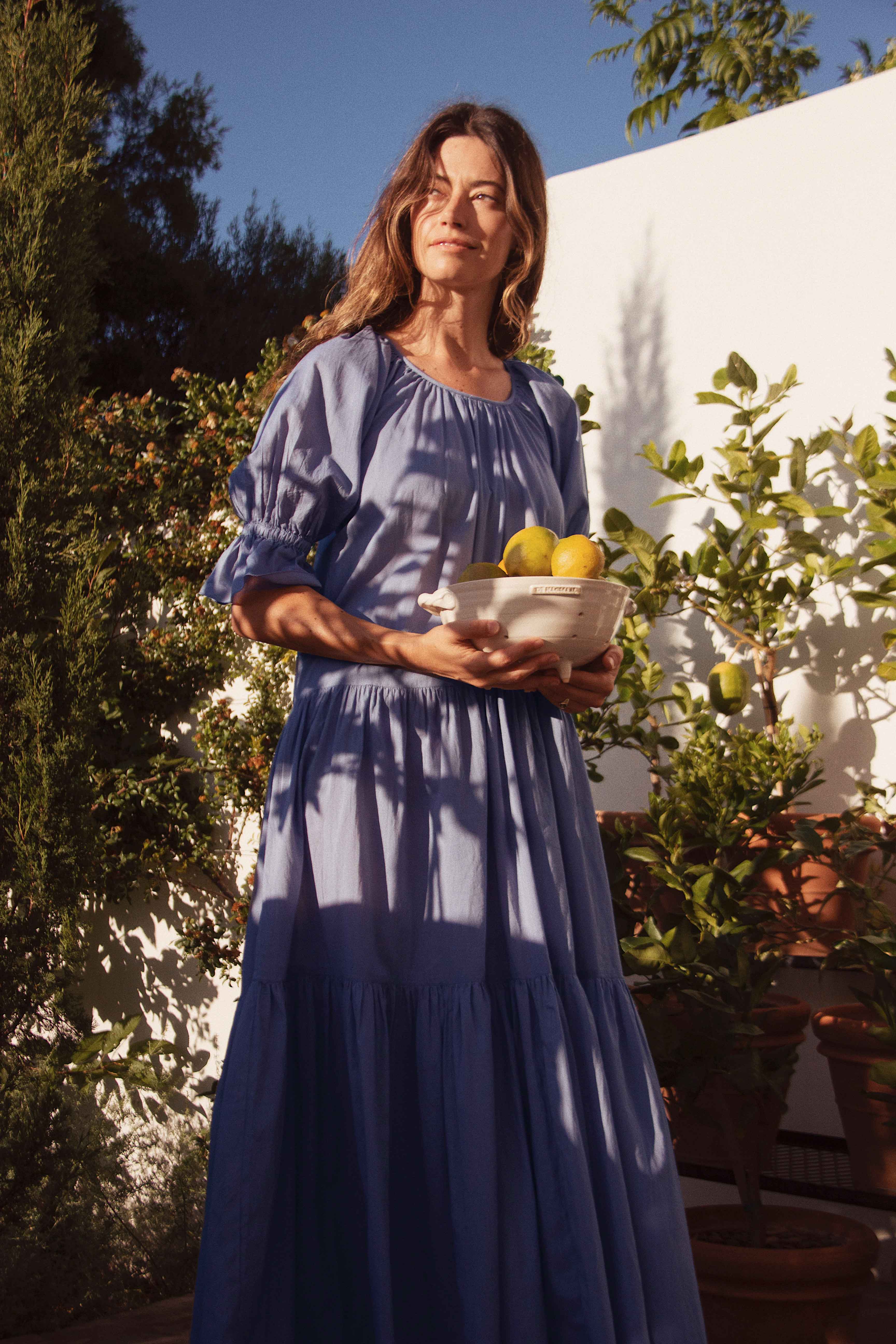 Sahana Gown ~ Blue Lagoon - Image 2