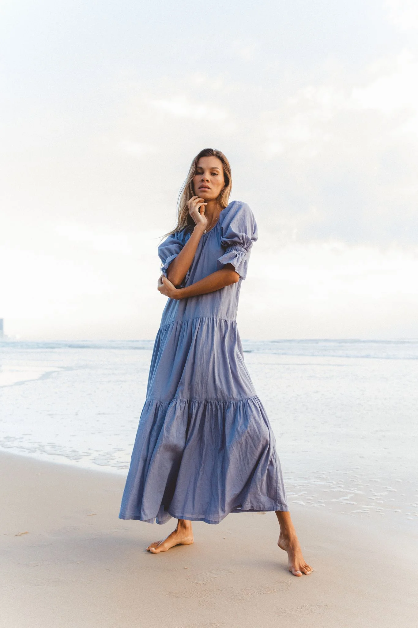 Sahana Gown ~ Blue Lagoon - Image 22