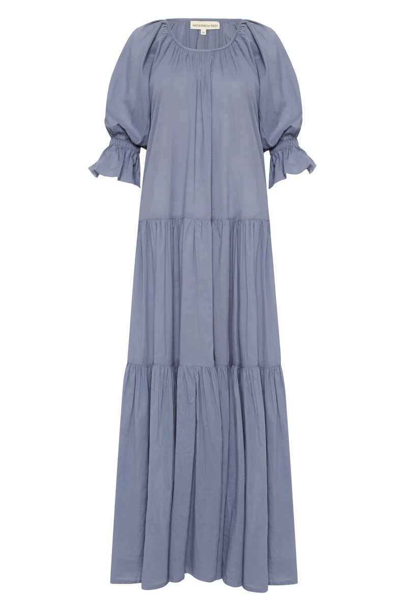 Sahana Gown ~ Blue Lagoon - Image 3