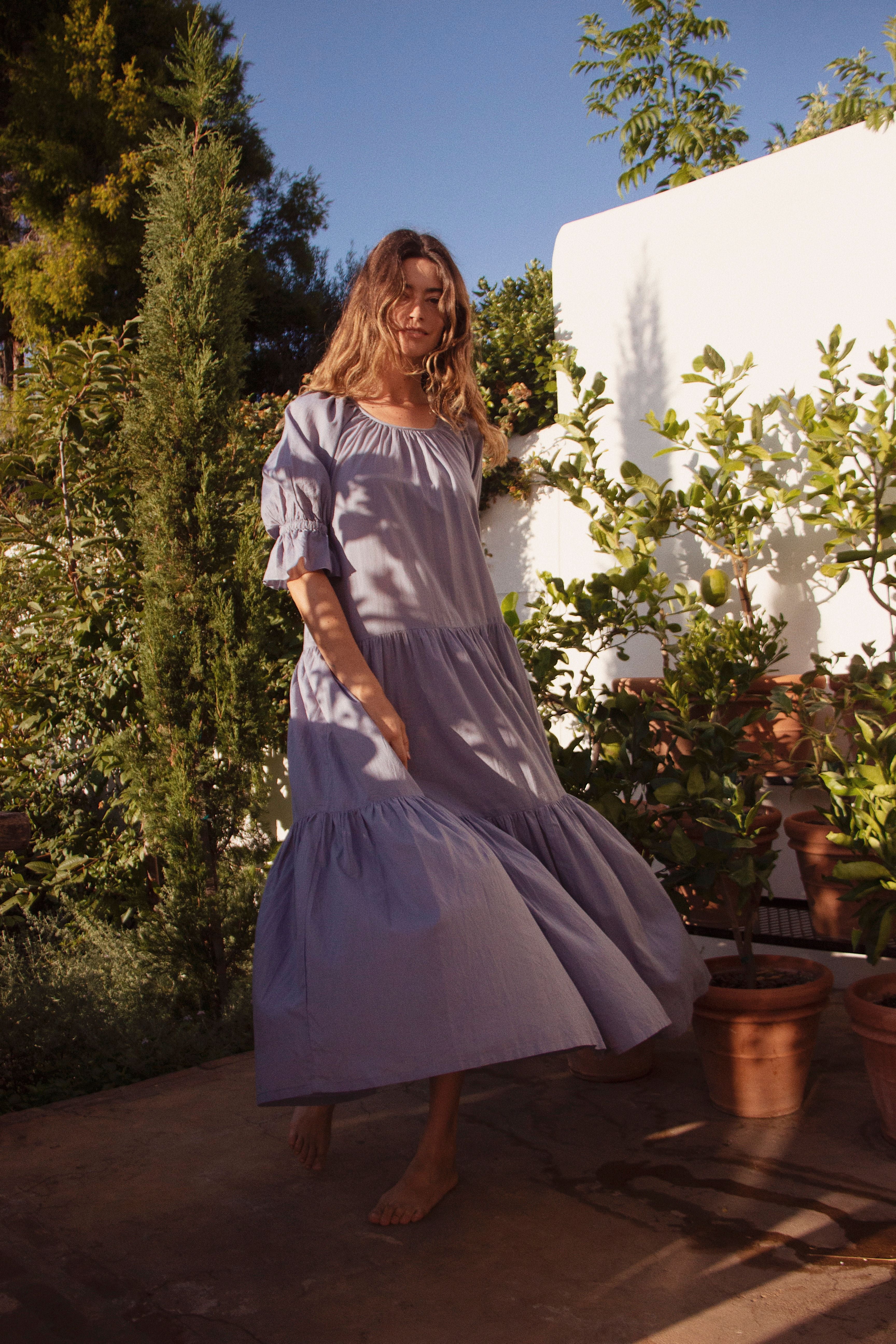 Sahana Gown ~ Blue Lagoon - Image 6