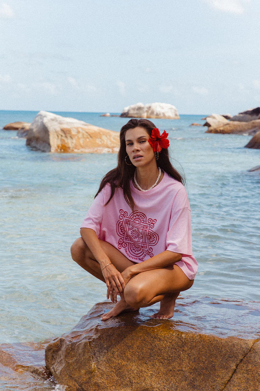 Shanti Tee ~ Pink - Image 3