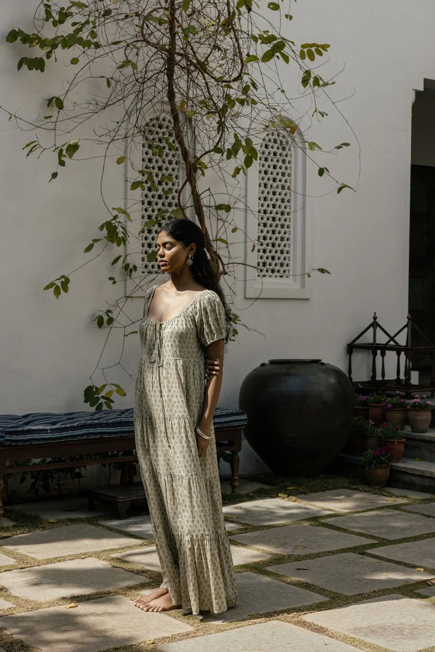 Sita Maxi Dress ~ Green Lily - Image 13