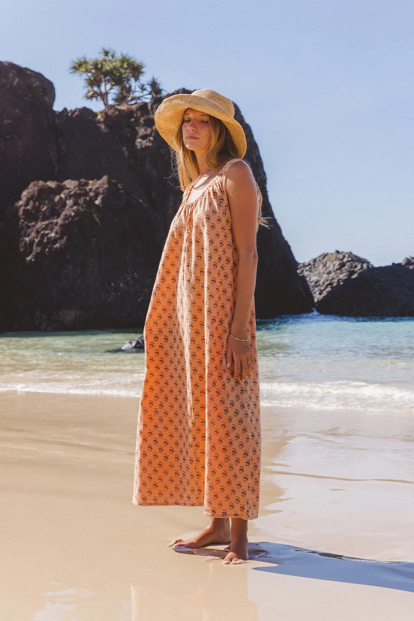 Sundress Midi ~ Peach - Image 3