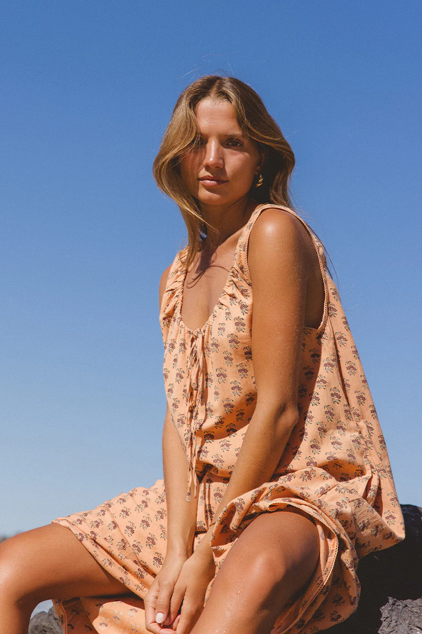 Sundress Midi ~ Peach - Image 5