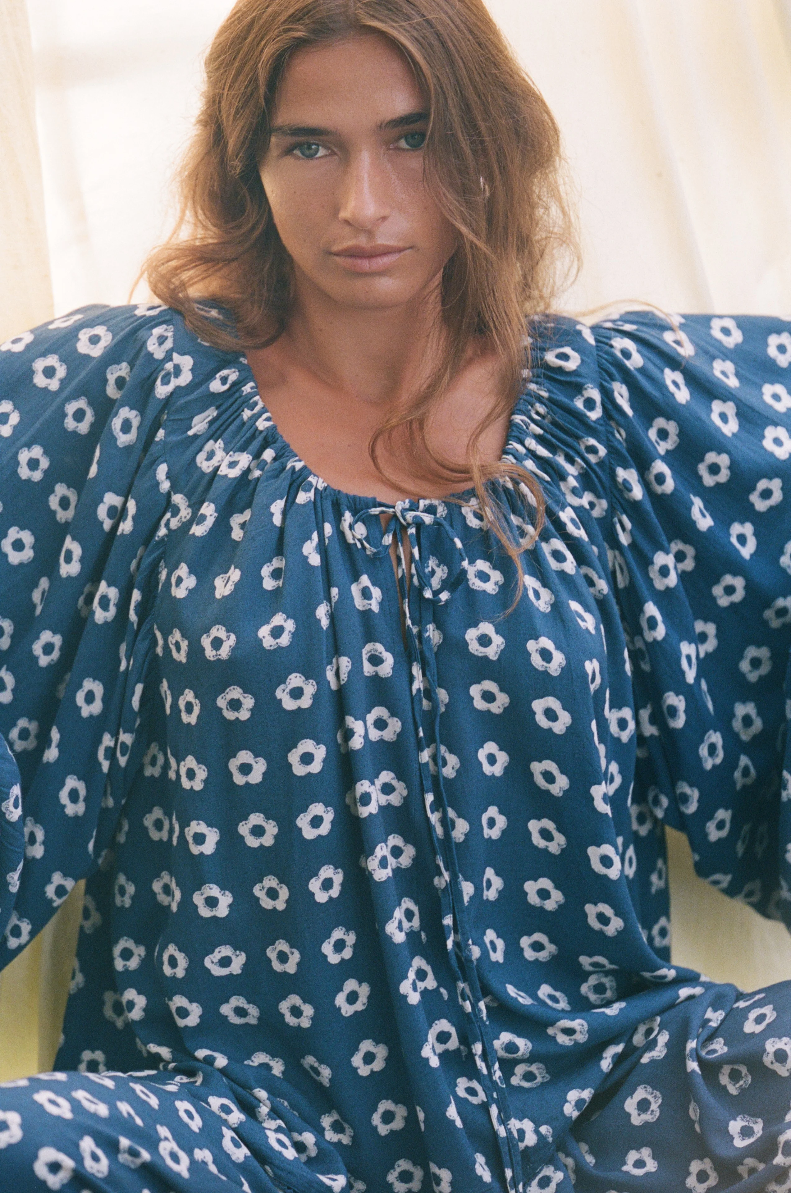 Zahra Blouse ~ Indigo - Image 5