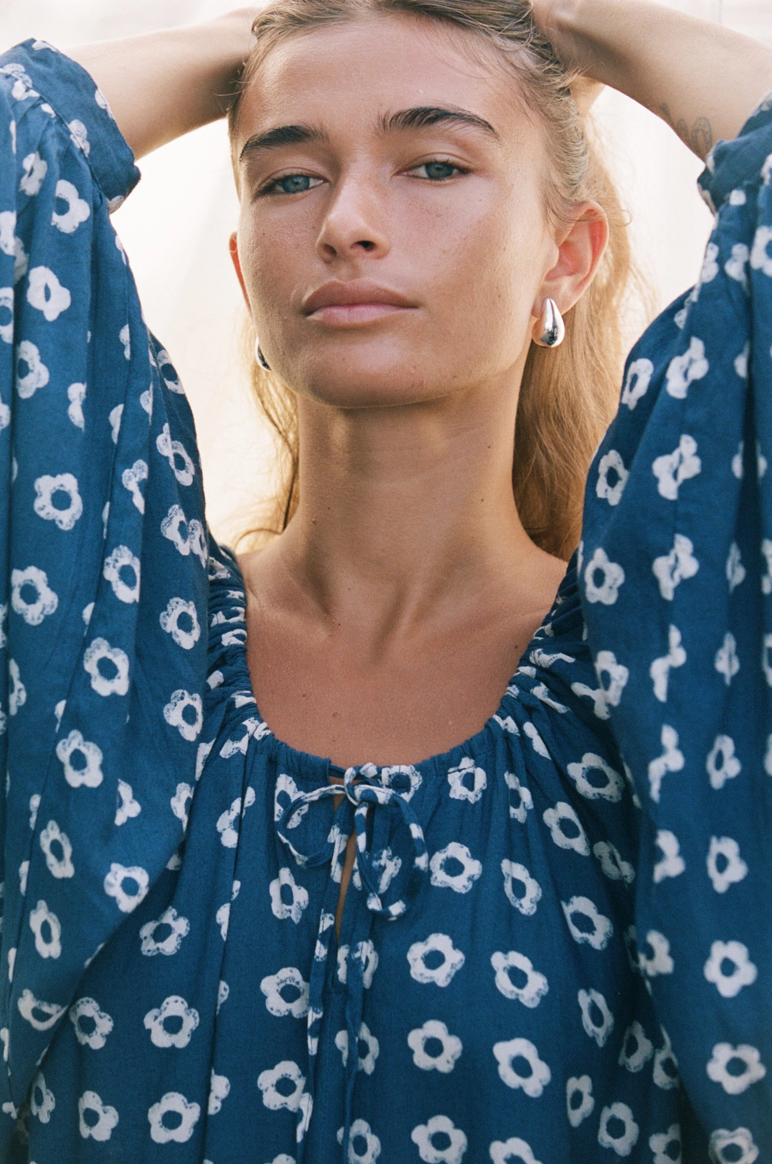 Zahra Blouse ~ Indigo - Image 6