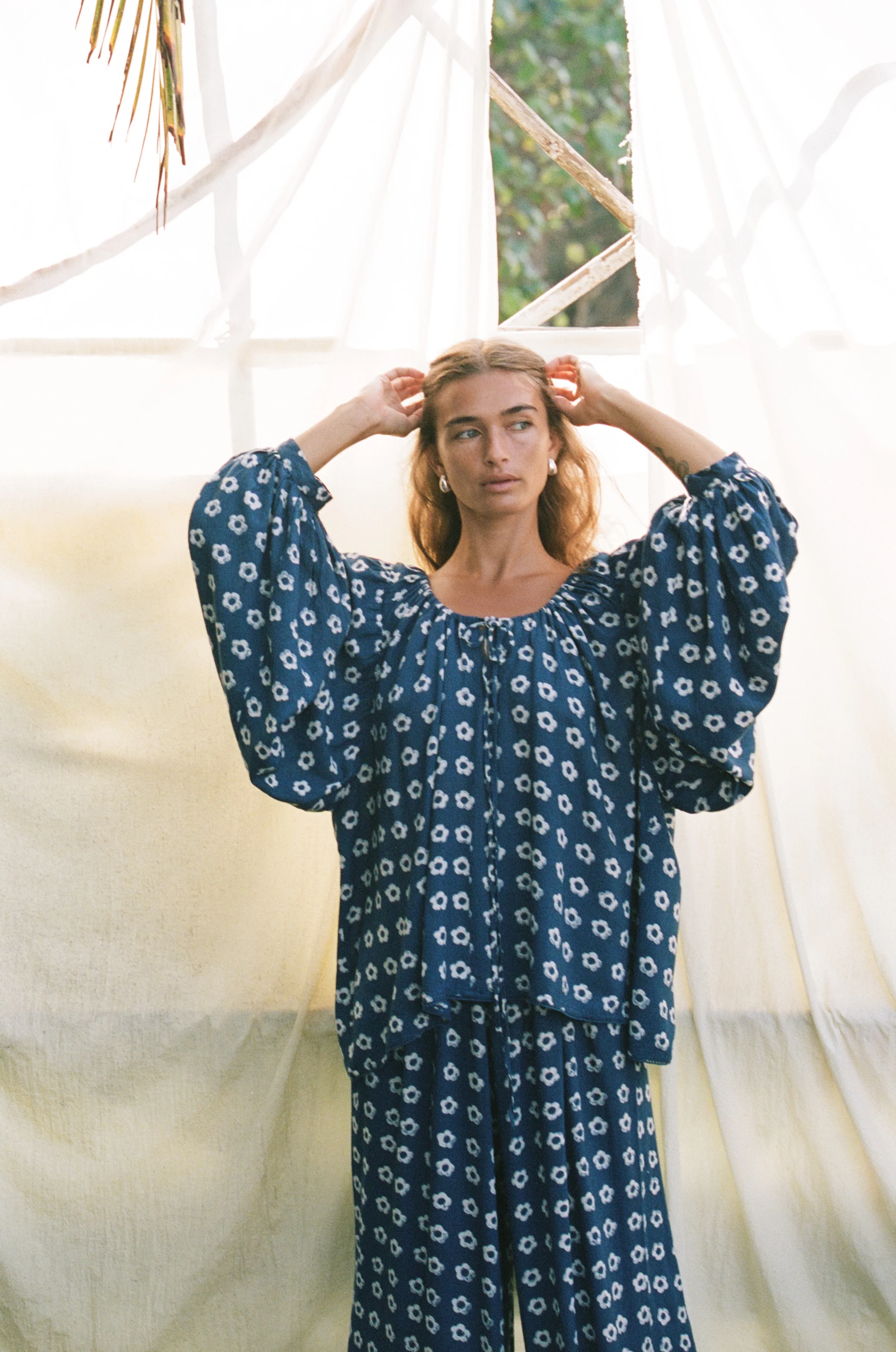 Zahra Blouse ~ Indigo - Image 7