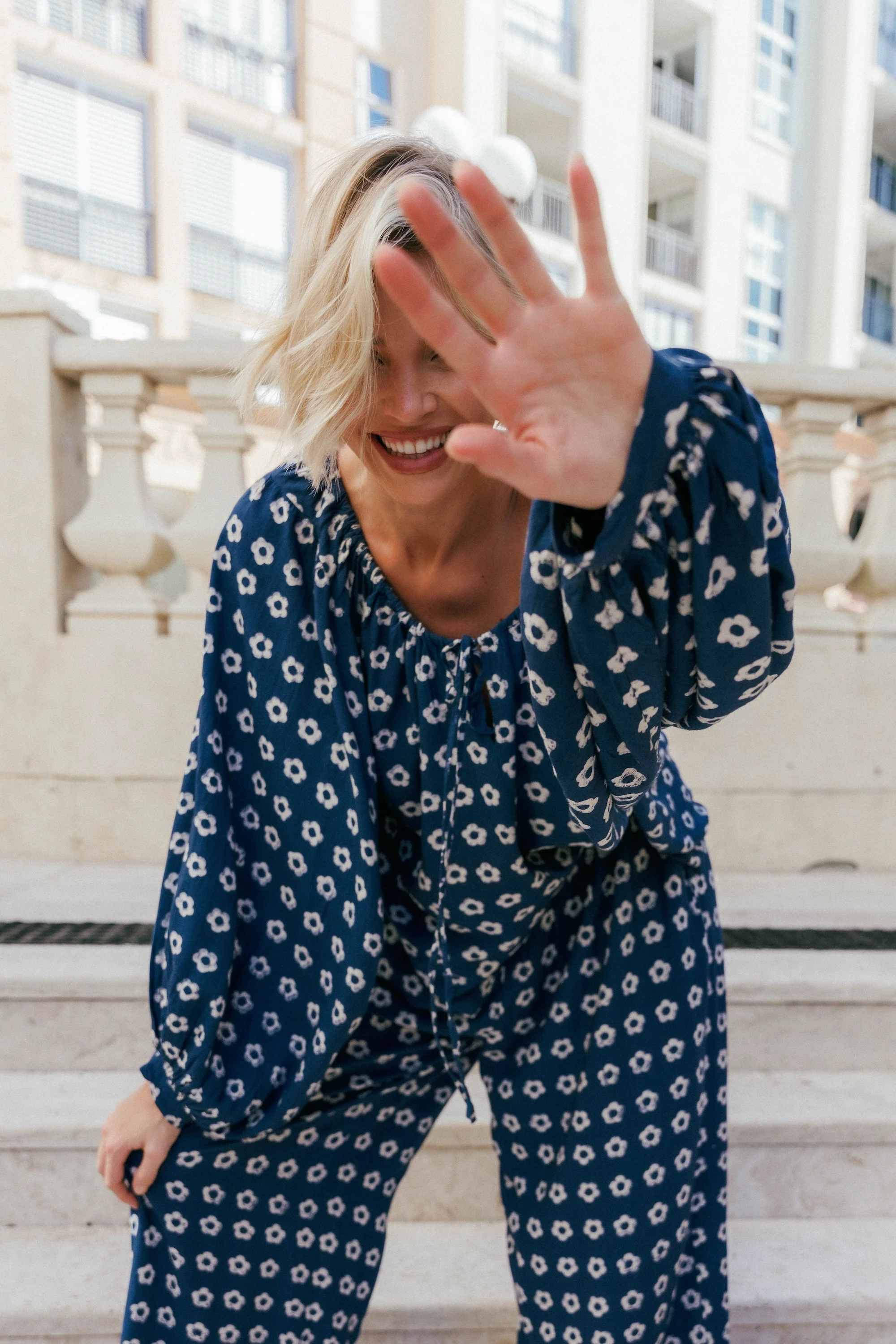 Zahra Blouse ~ Indigo - Image 8