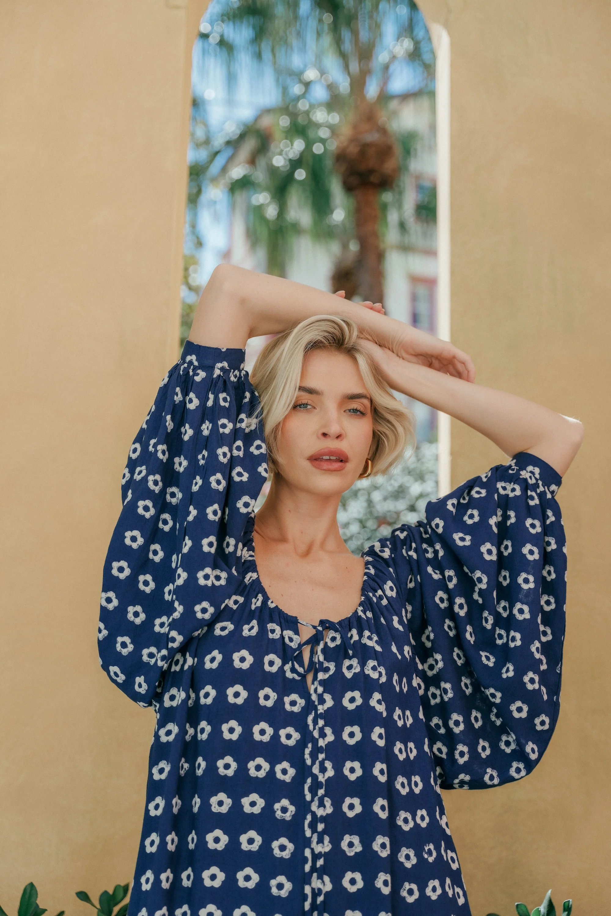 Zahra Midi Dress ~ Indigo - Image 9